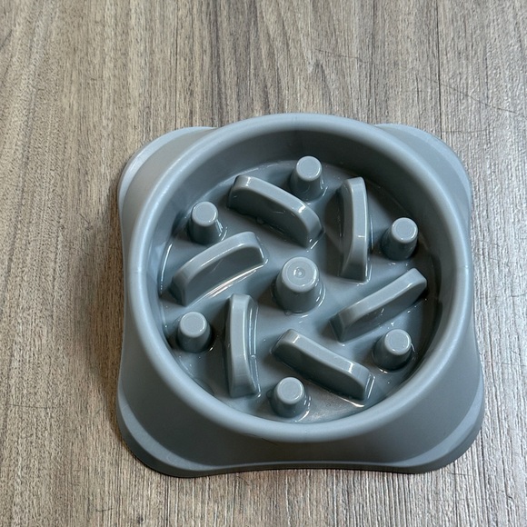 Other - Gray Slow Feeder Dog Bowl